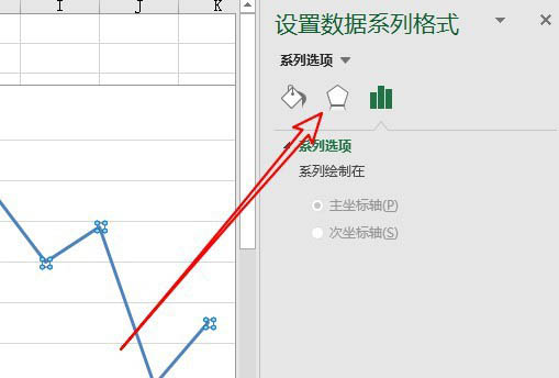 Excel折線圖表怎么添加陰影？
