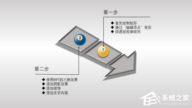 怎么在PPT文檔中制作出箭頭圖案？