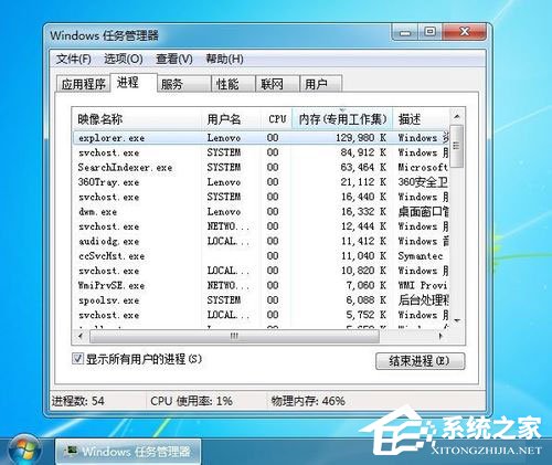 Win7任務管理器pid怎么顯示出來？