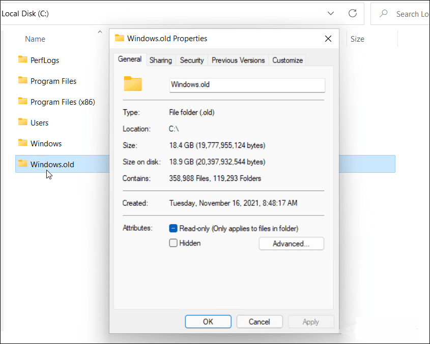 Win11可以刪除Windows.old文件嗎？刪除Windows.old文件的具體方法