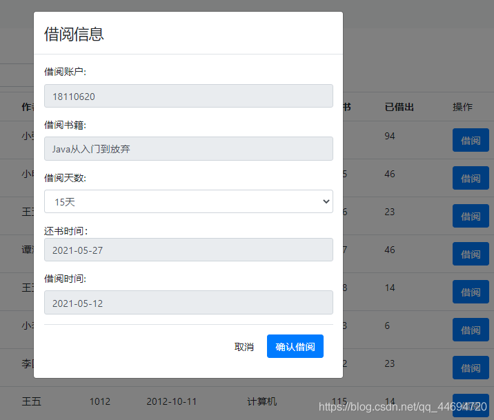 基于Java SSM框架開(kāi)發(fā)圖書(shū)借閱系統(tǒng)源代碼