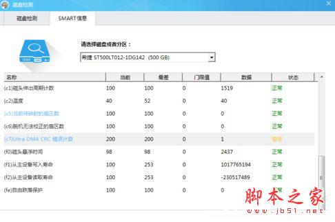 Win7檢測硬盤提示ultra dma crc錯誤計數怎么辦？Win7檢測硬盤出現錯誤解決方法
