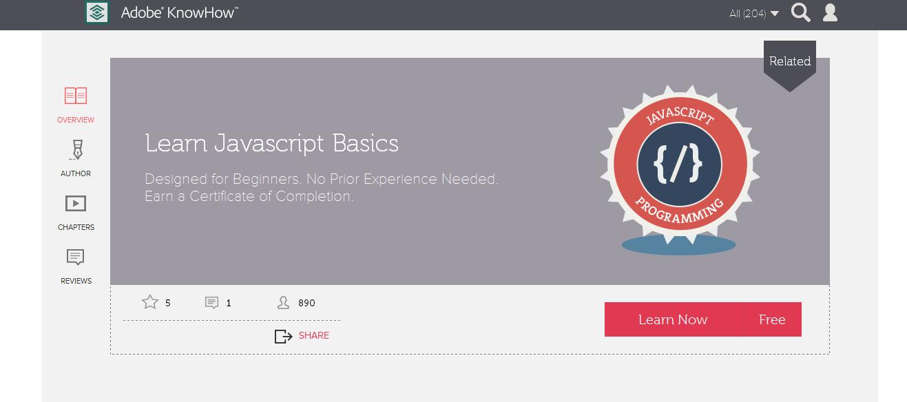 十大免費(fèi)教程資源幫助新手快速學(xué)習(xí)JavaScript