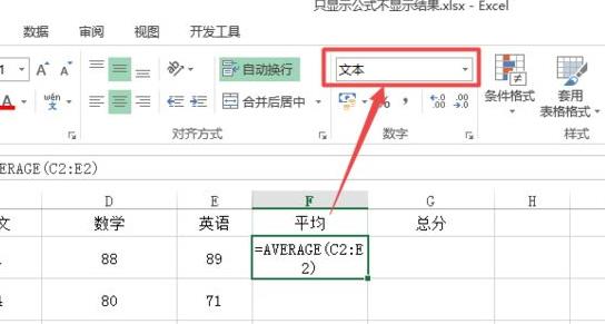 excel函數(shù)不顯示結果只顯示公式解決方法