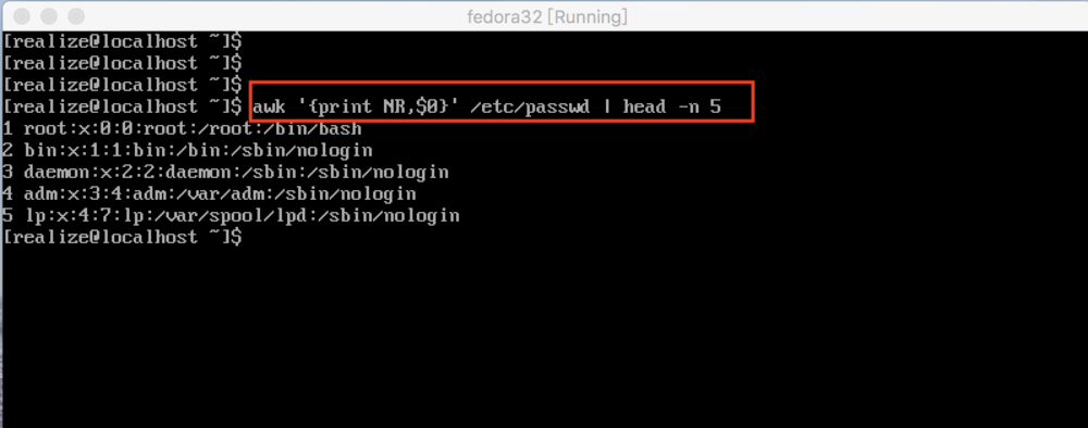 Linux系統(tǒng)中使用awk命令處理文字數(shù)據(jù)具體操作方法