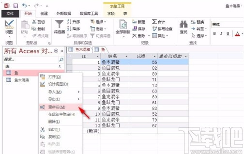 Microsoft Office Access修改數(shù)據(jù)表名稱(chēng)的方法