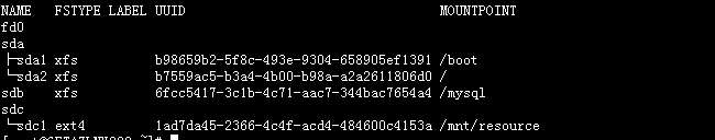 linux 查看文件系統(tǒng)類型實(shí)例方法